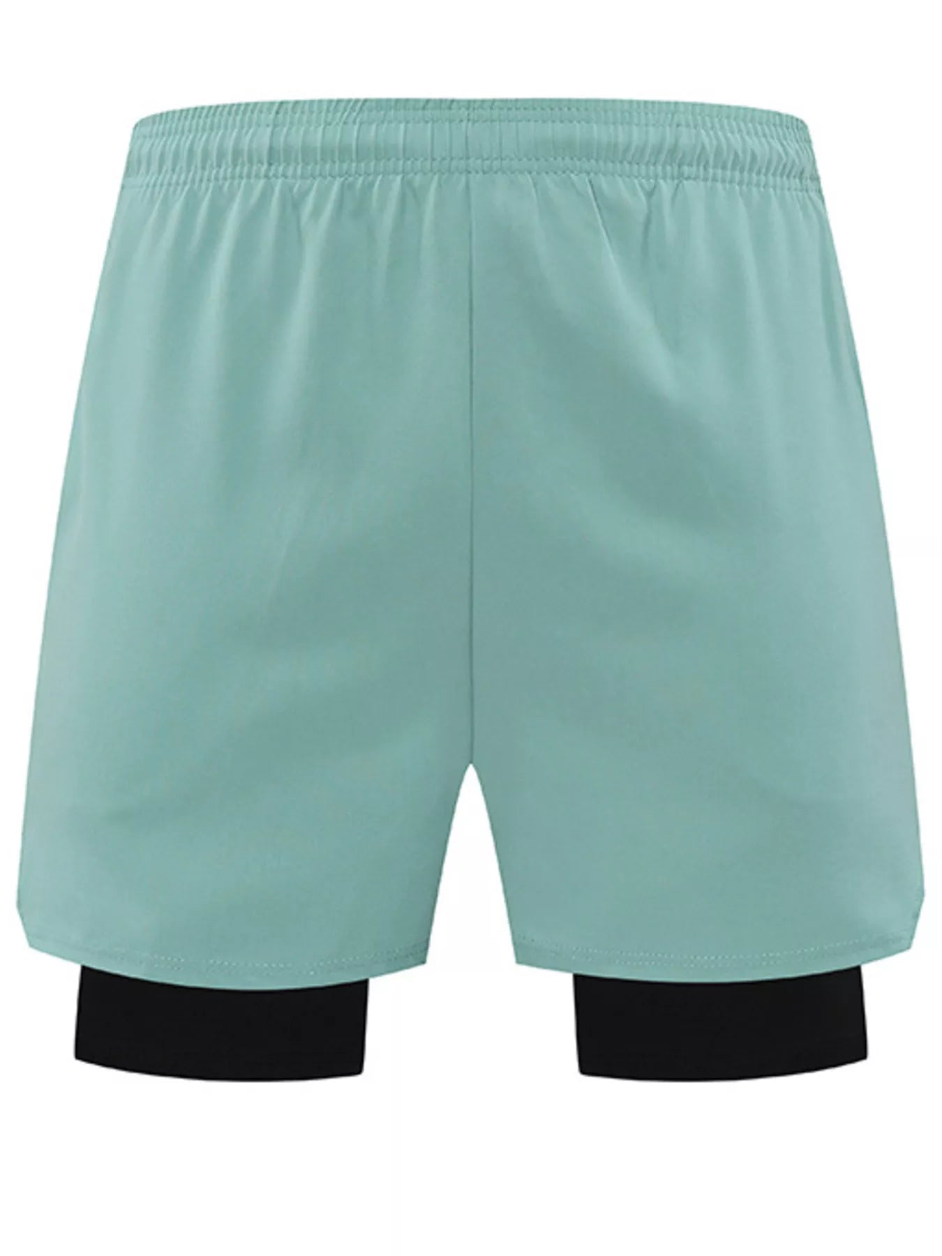 Men's Plus Size Elastic Waist Active Shorts
