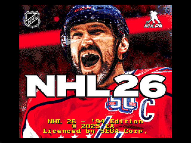 NHL ’94 – 2025–26 Edition Sega Genesis Reproduction Cart