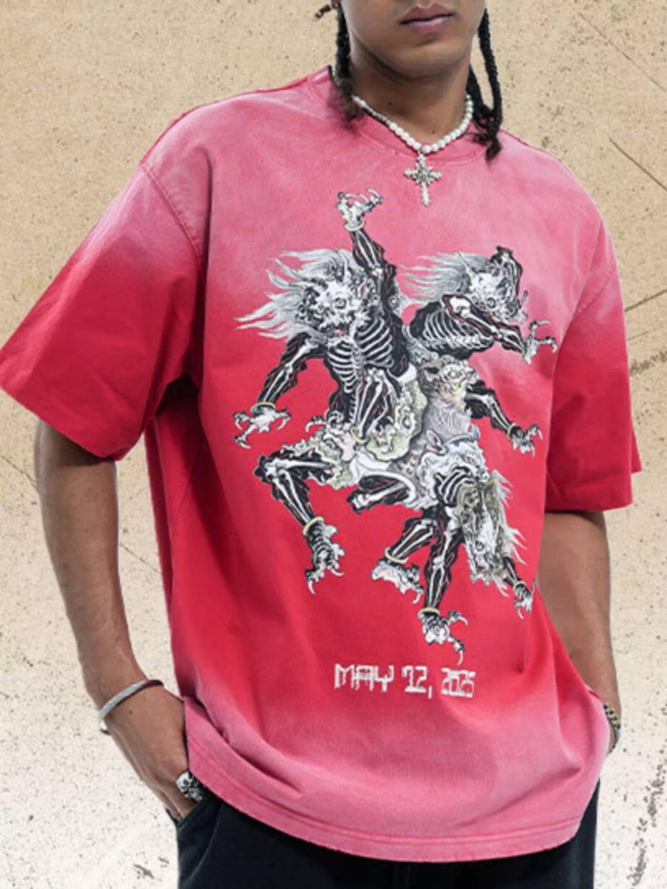 Men's Vintage Graphic Oversized T-Shirt