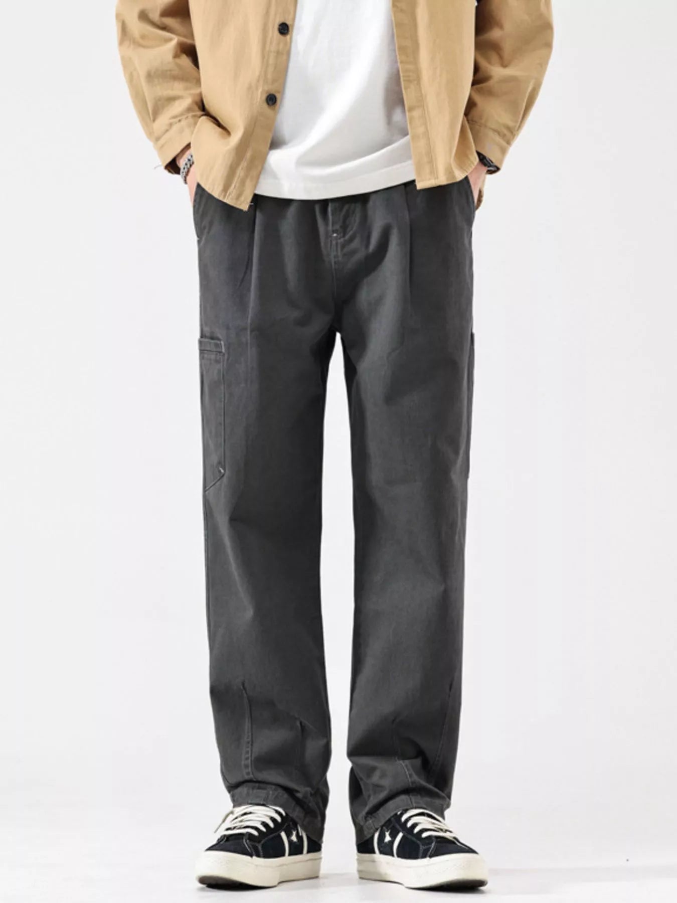 Men's Full Size Casual Loose Fit Pants Plus Size