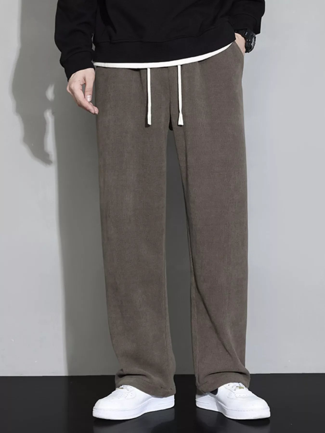 Men's Plus Size Relaxed Fit Drawstring Pants