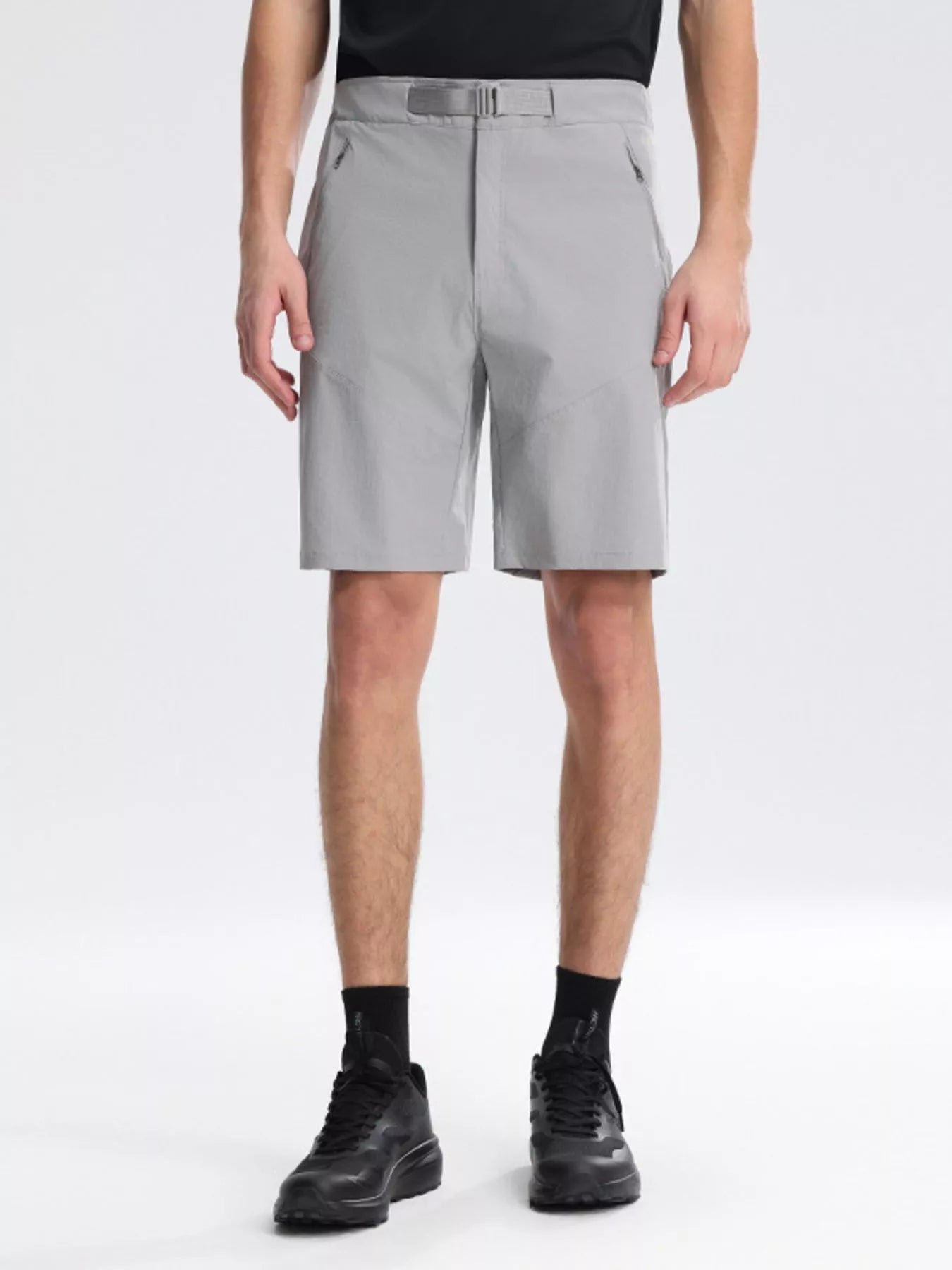 Men's Plus Size Pocketed Lightweight Shorts