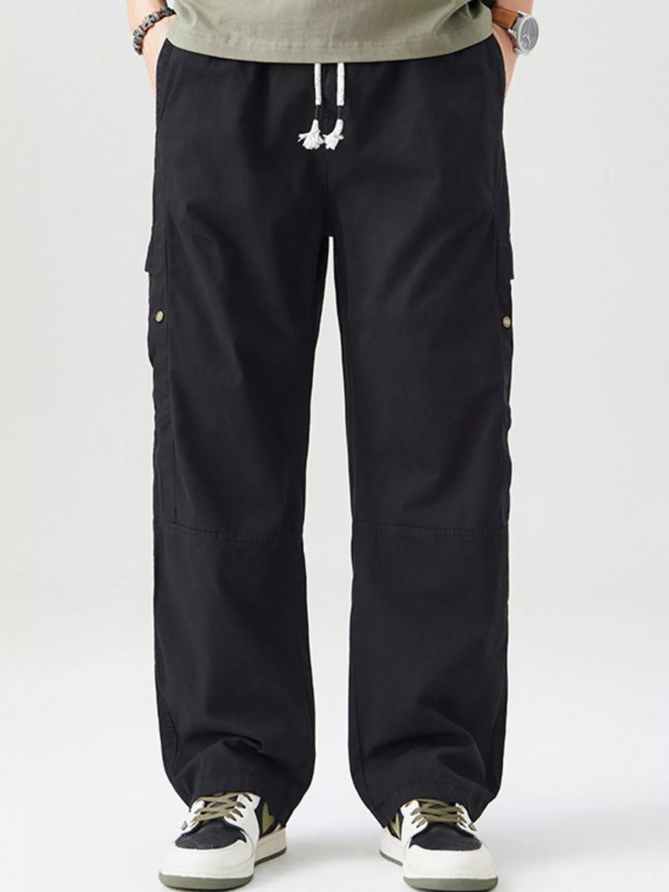 Men's Full Size Loose Fit Cargo Pants Plus Size