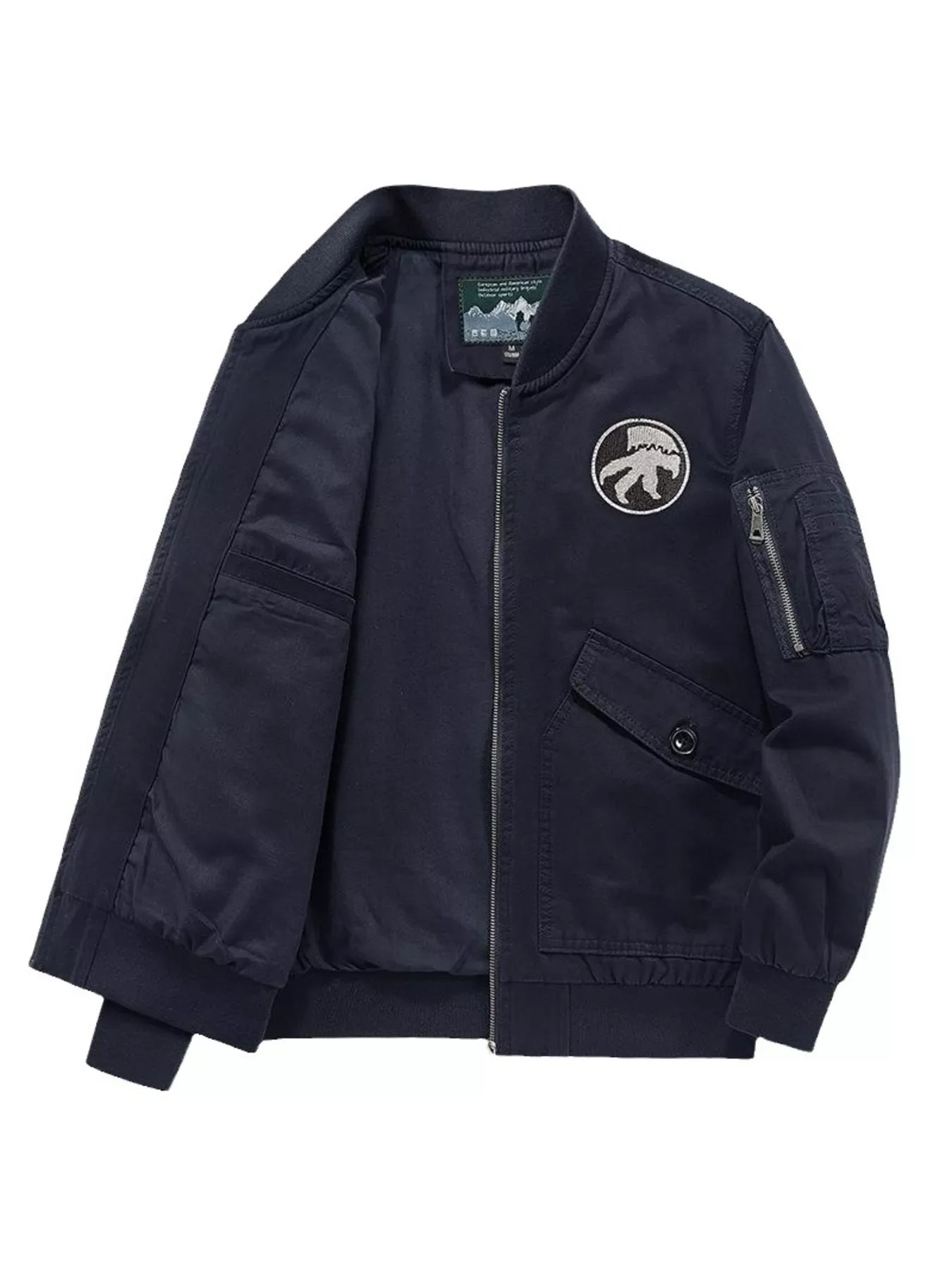 Men's Plus Size Lightweight Zip Up Jacket