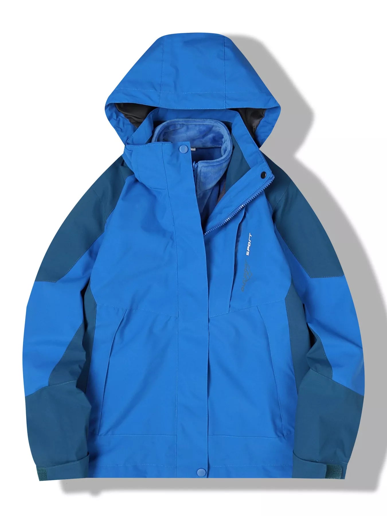 Men's Plus Size Waterproof Windproof Outdoor Jacket