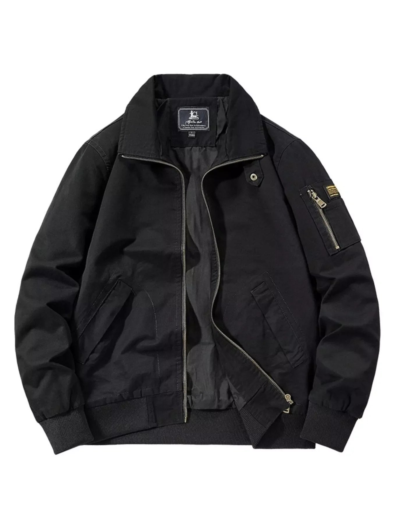 Men's Plus Size Casual Lightweight Bomber Jacket