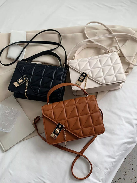 Quilted Flap Crossbody Bag