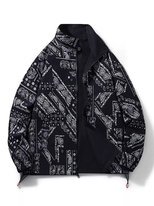 Men's Plus Size Zip Up Lightweight Windbreaker Jacket