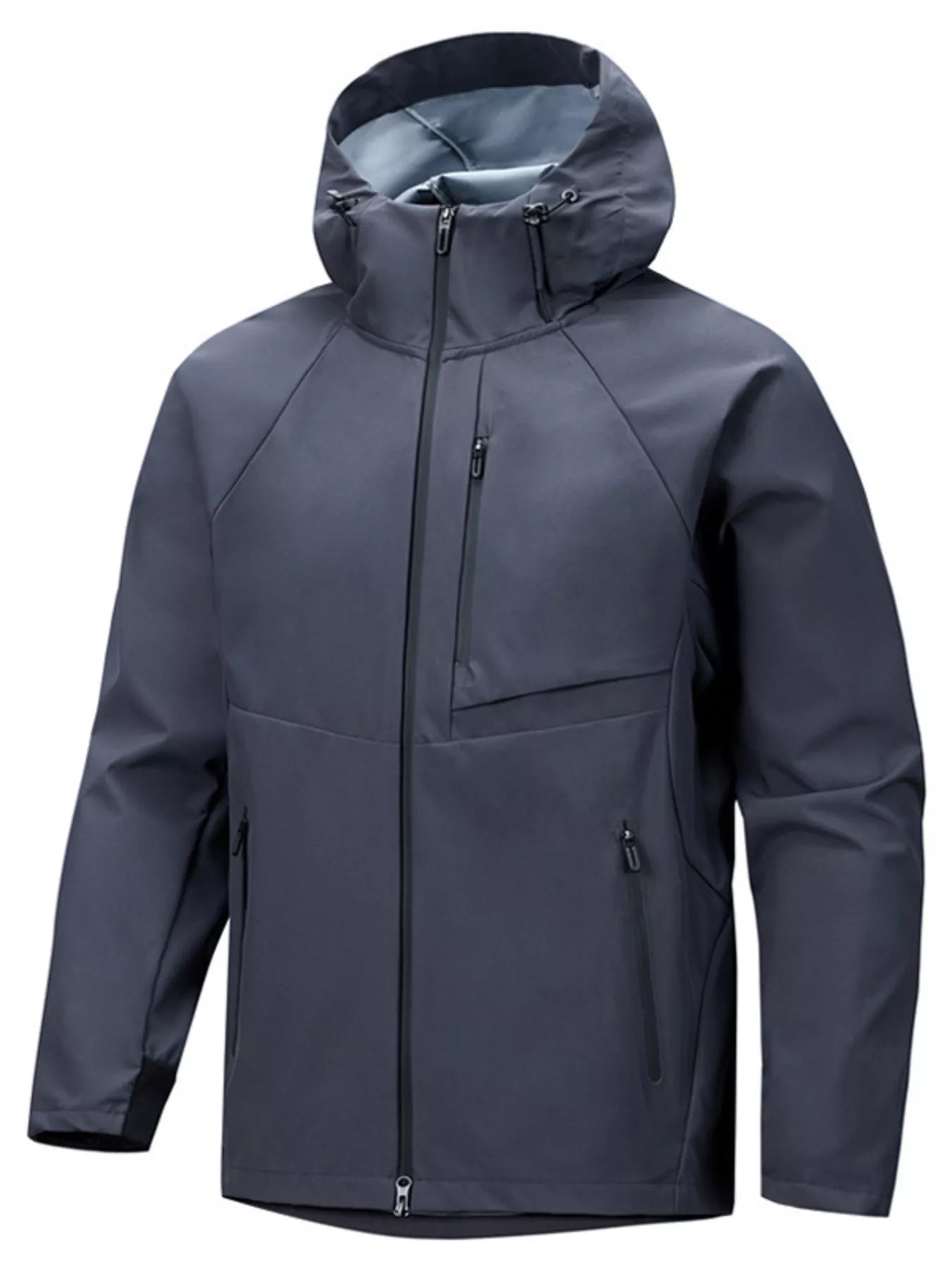 Men's Plus Size Waterproof Hooded Outdoor Jacket