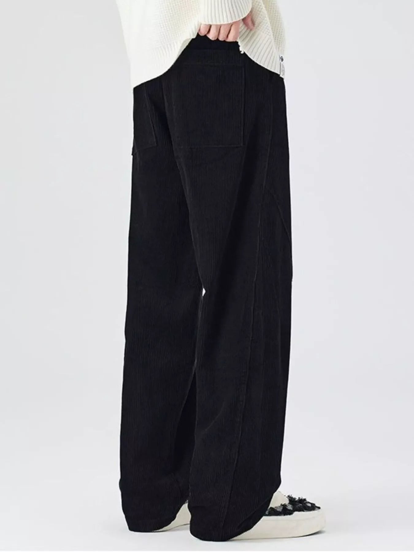 Men's Plus Size Relaxed Fit Corduroy Pants
