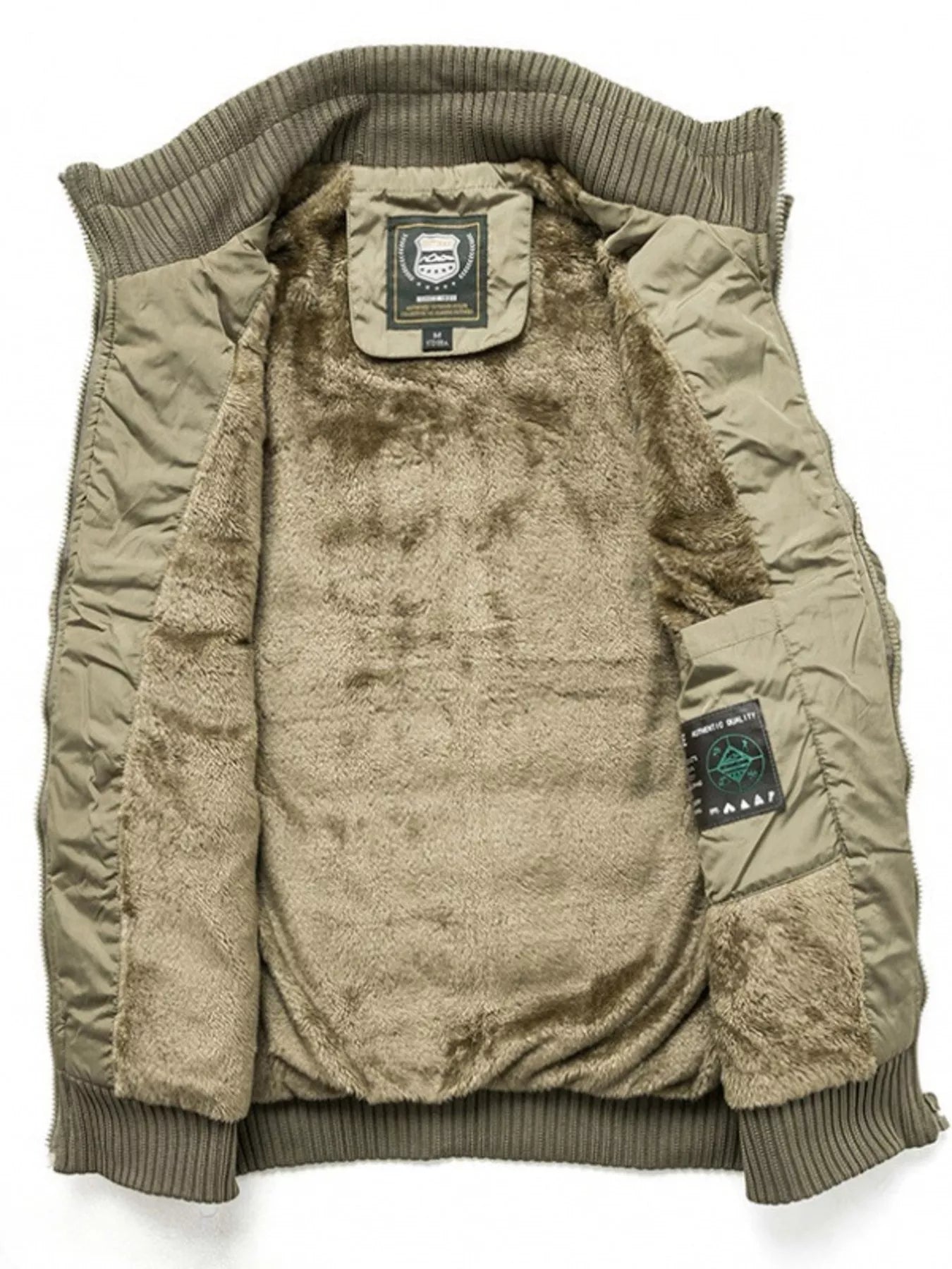 Men's Plus Size Warm Padded Outdoor Vest