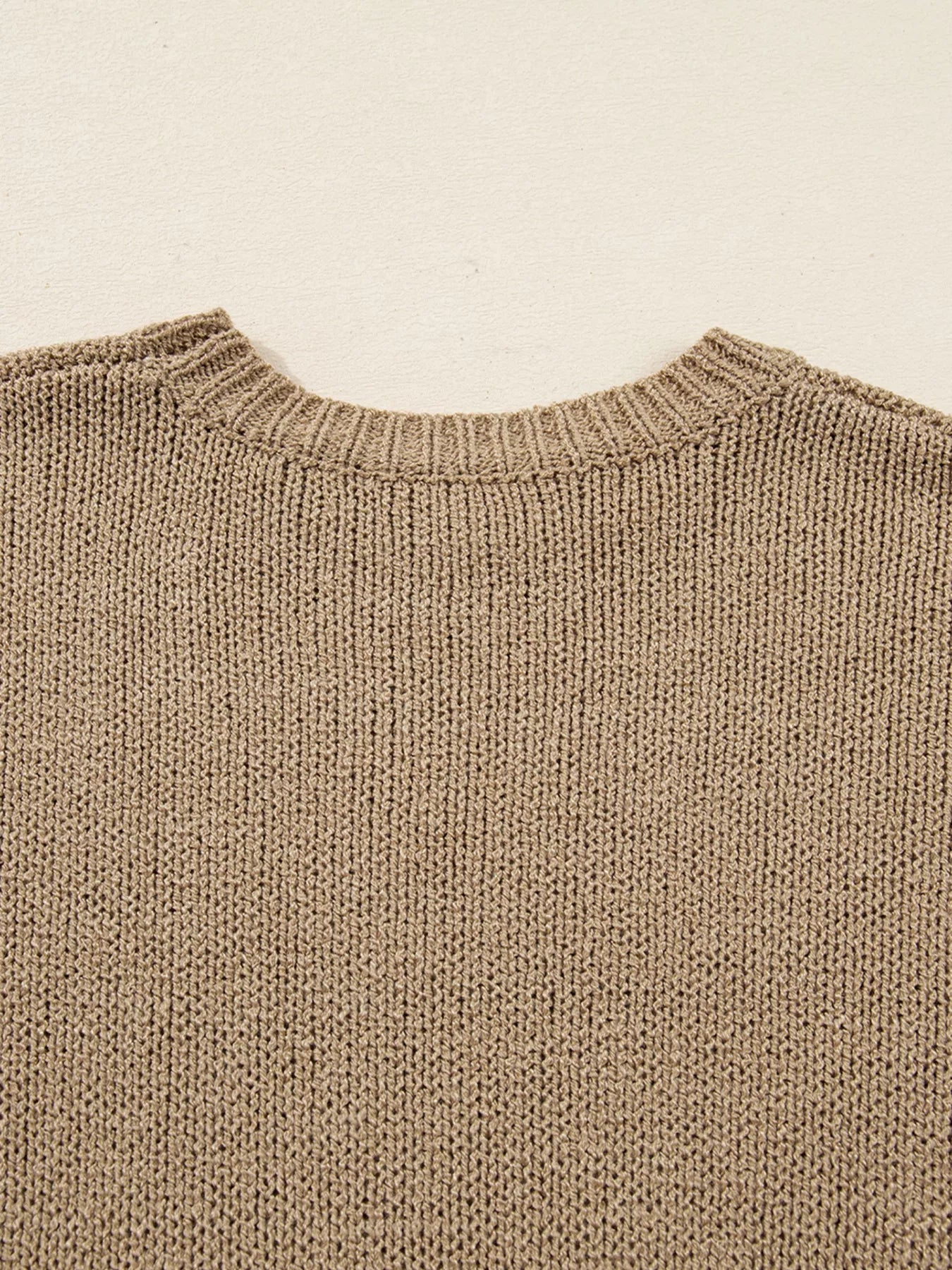 Oversize Drop Shoulder Slouchy Sweater Dress