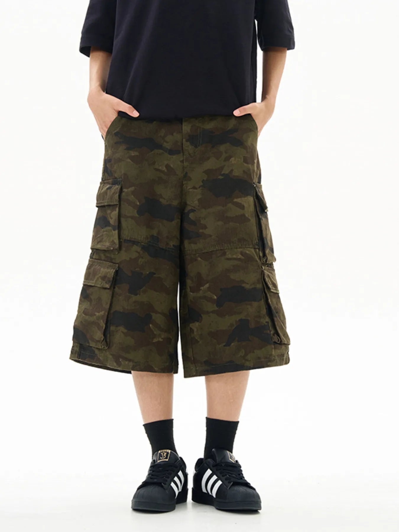 Men's Relaxed Fit Camo Cargo Shorts