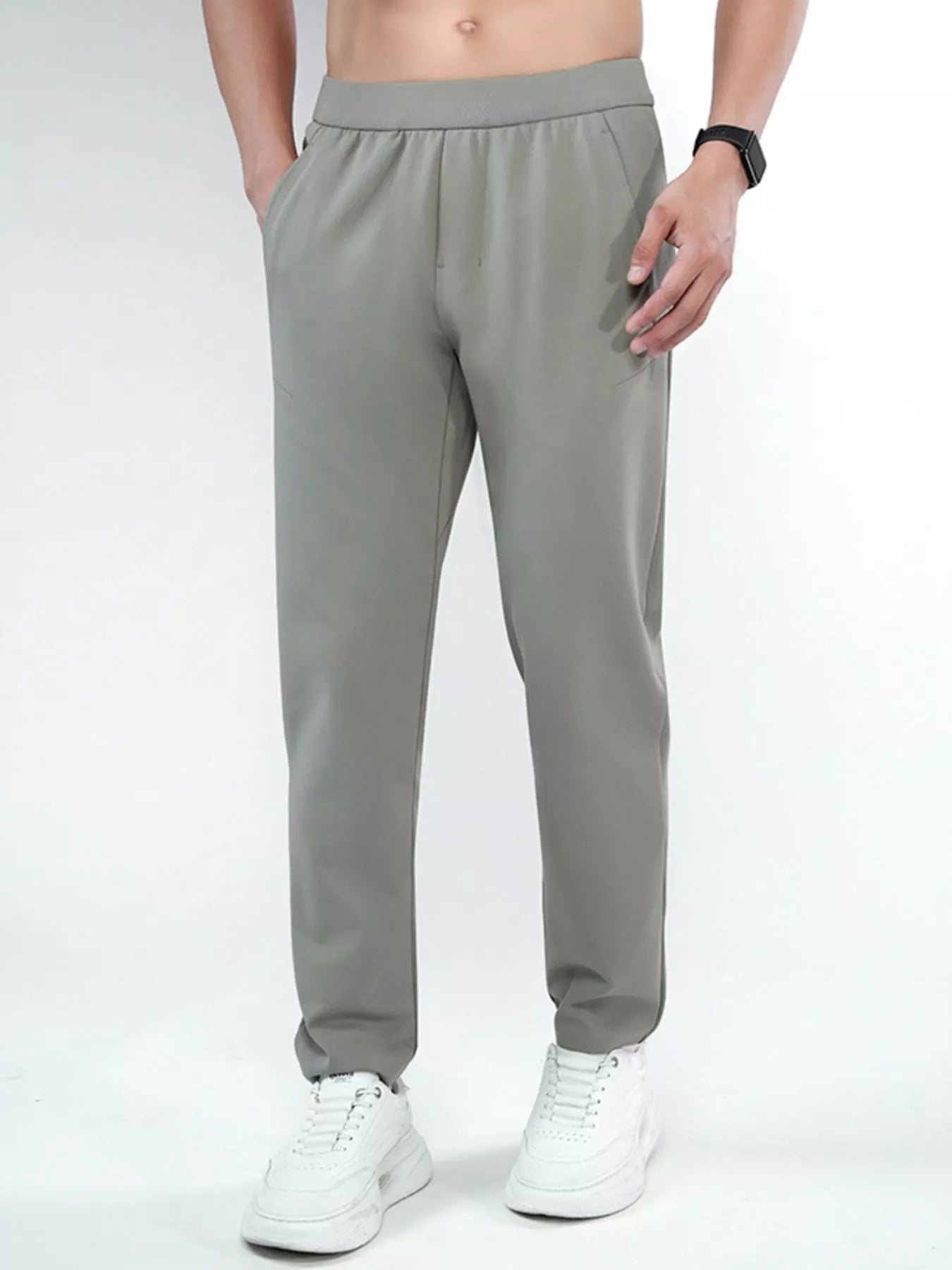 Men's Plus Size Slim-Fit Stretch Pants