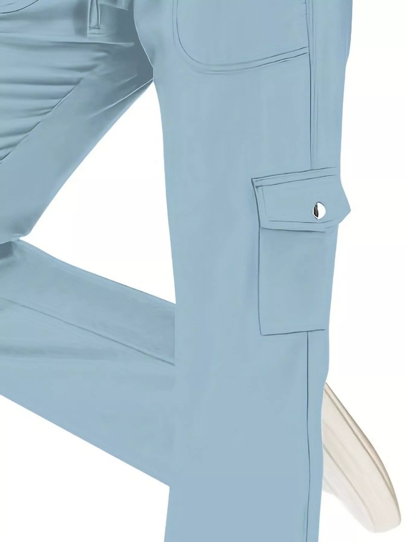 Relaxed Fit Active Pants with Drawstring Waist