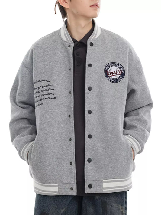 Men's Plus Size Snap Down Dropped Shoulder Jacket