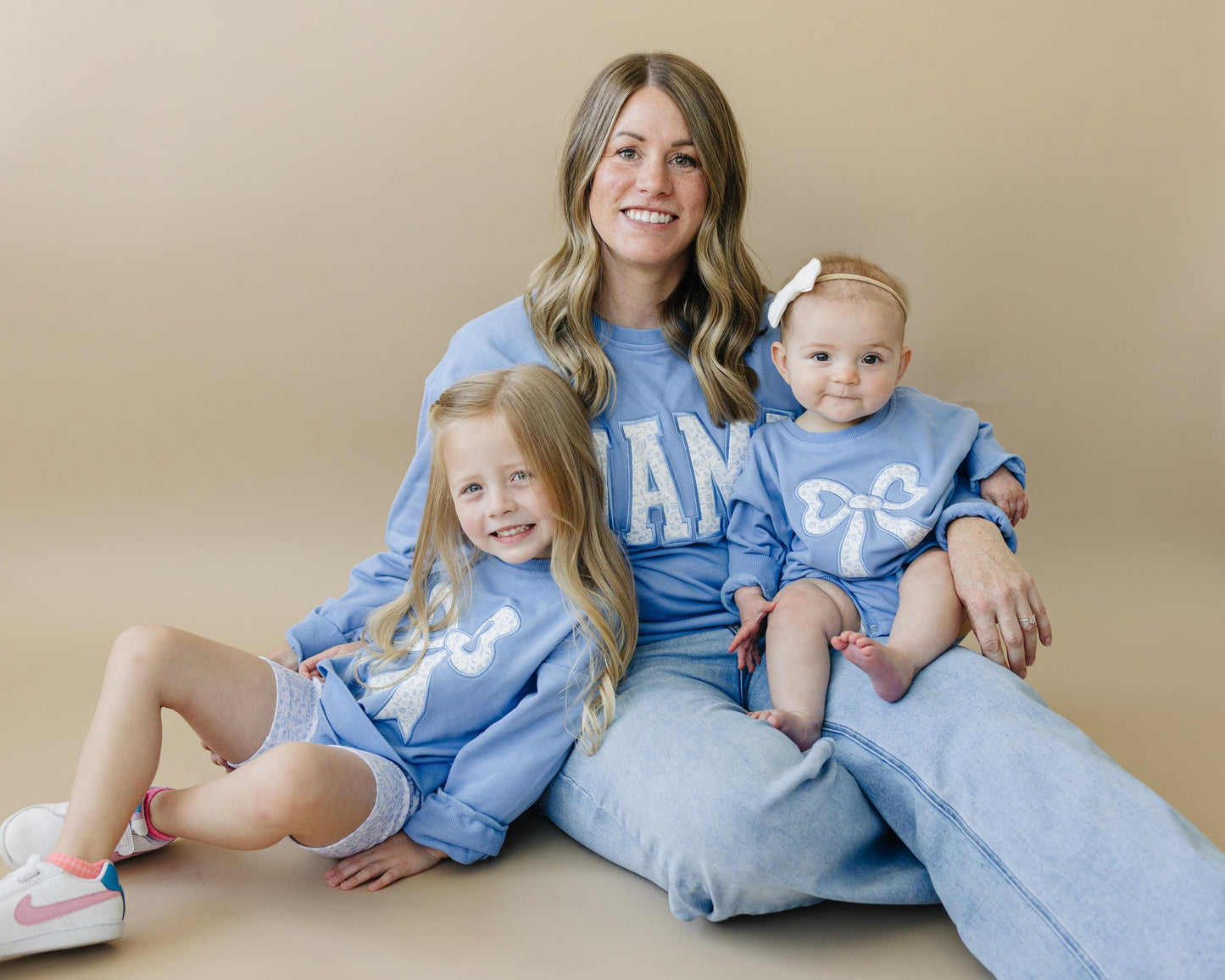 Mama Applique Crewneck Sweatshirt - Embroidered Womens Crew Sweatshirt - Mommy and Me Matching Outfit