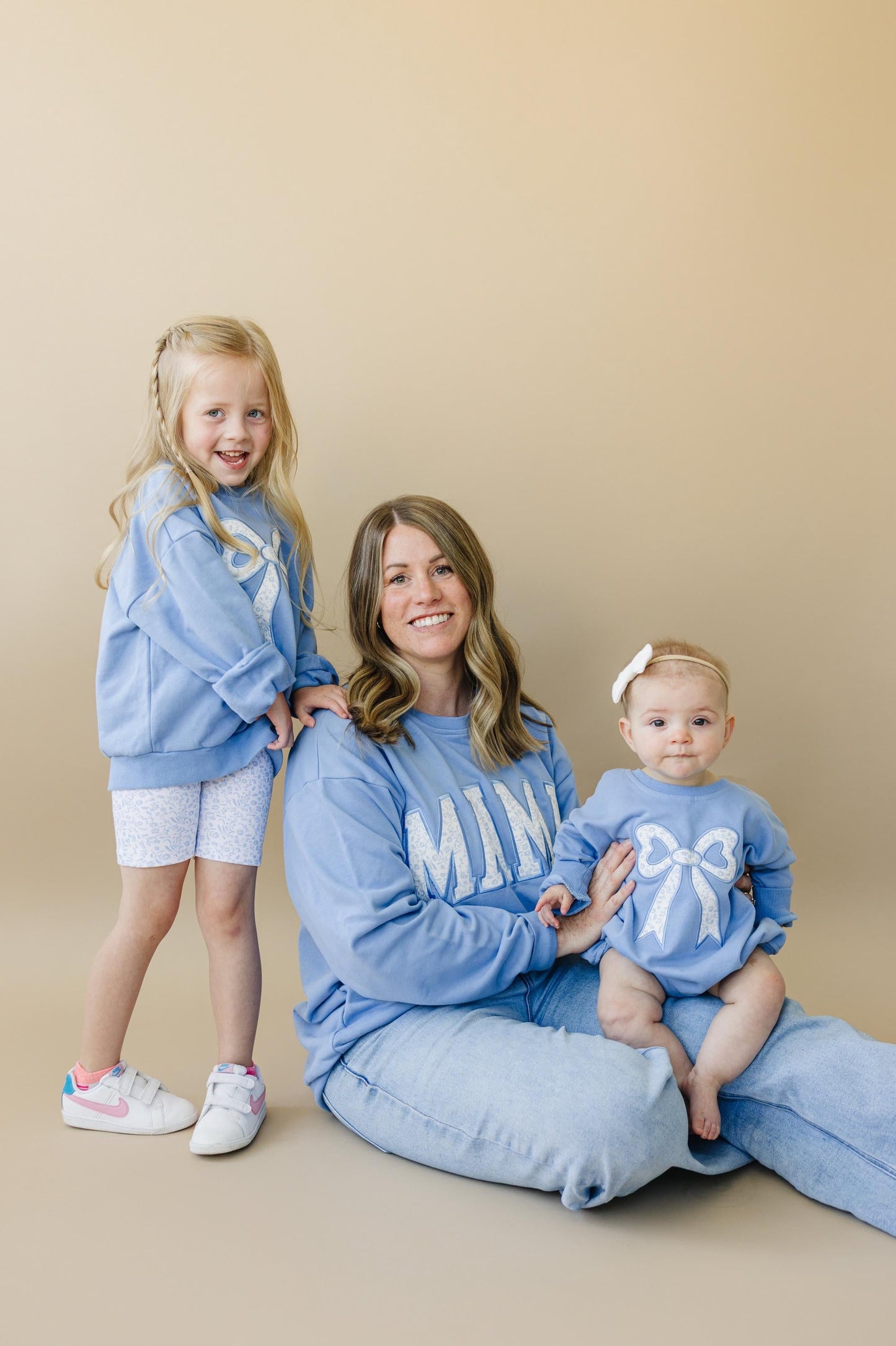 Mama Applique Crewneck Sweatshirt - Embroidered Womens Crew Sweatshirt - Mommy and Me Matching Outfit